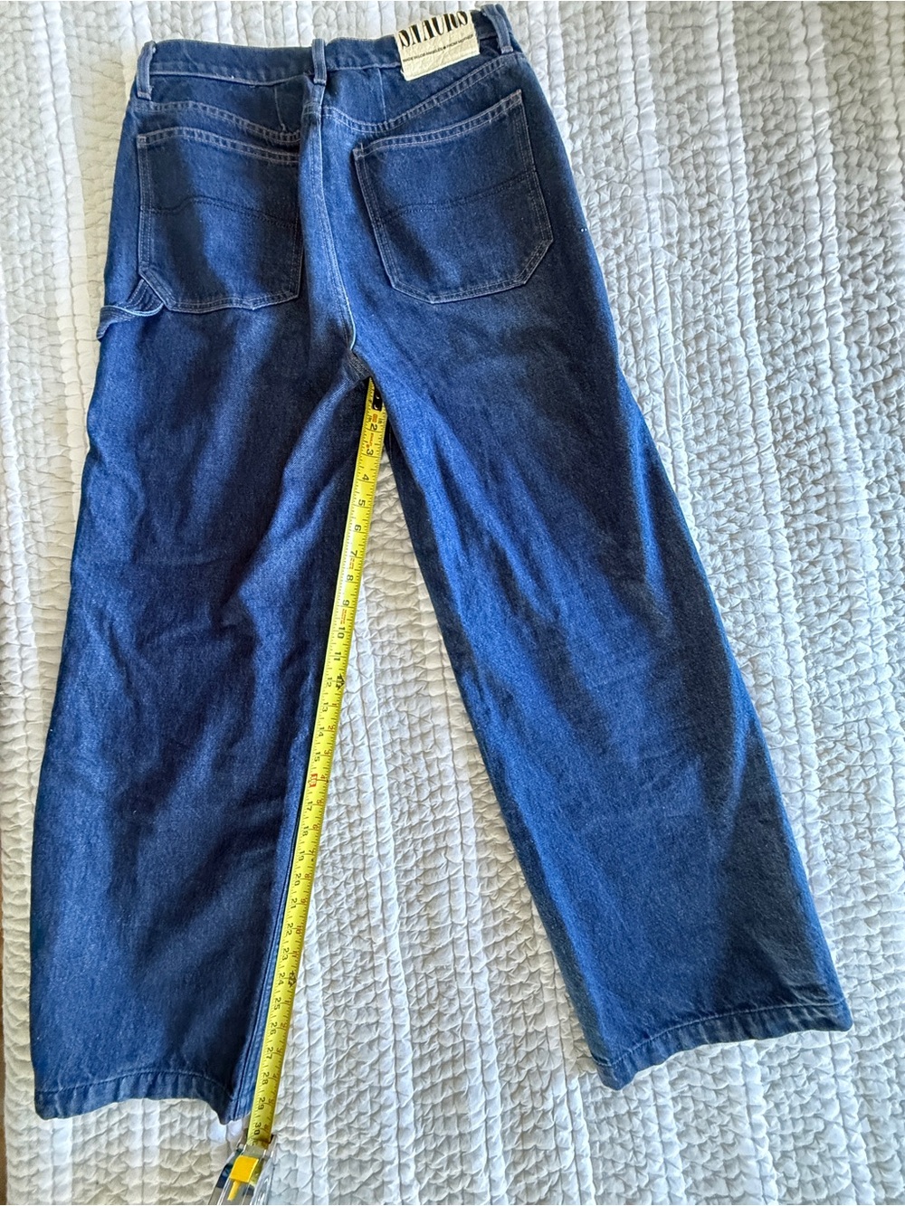 MOTHER “Snacks” Wide-Leg, High-Rise Jeans, Size 28 - Picture 4 of 8